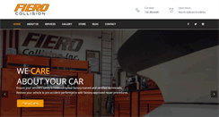 Desktop Screenshot of fierocollision.com