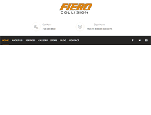Tablet Screenshot of fierocollision.com